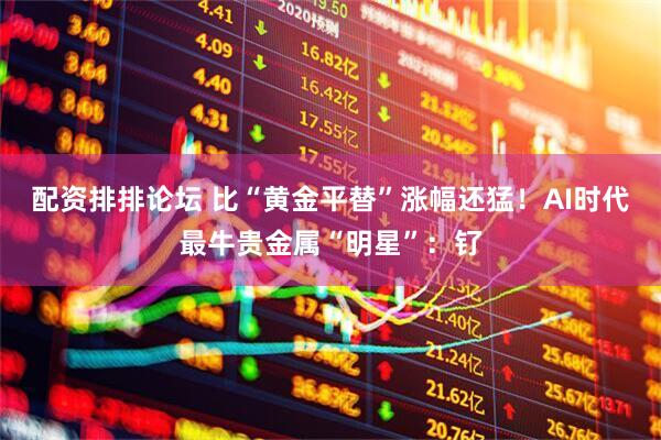 配资排排论坛 比“黄金平替”涨幅还猛！AI时代最牛贵金属“明星”：钌